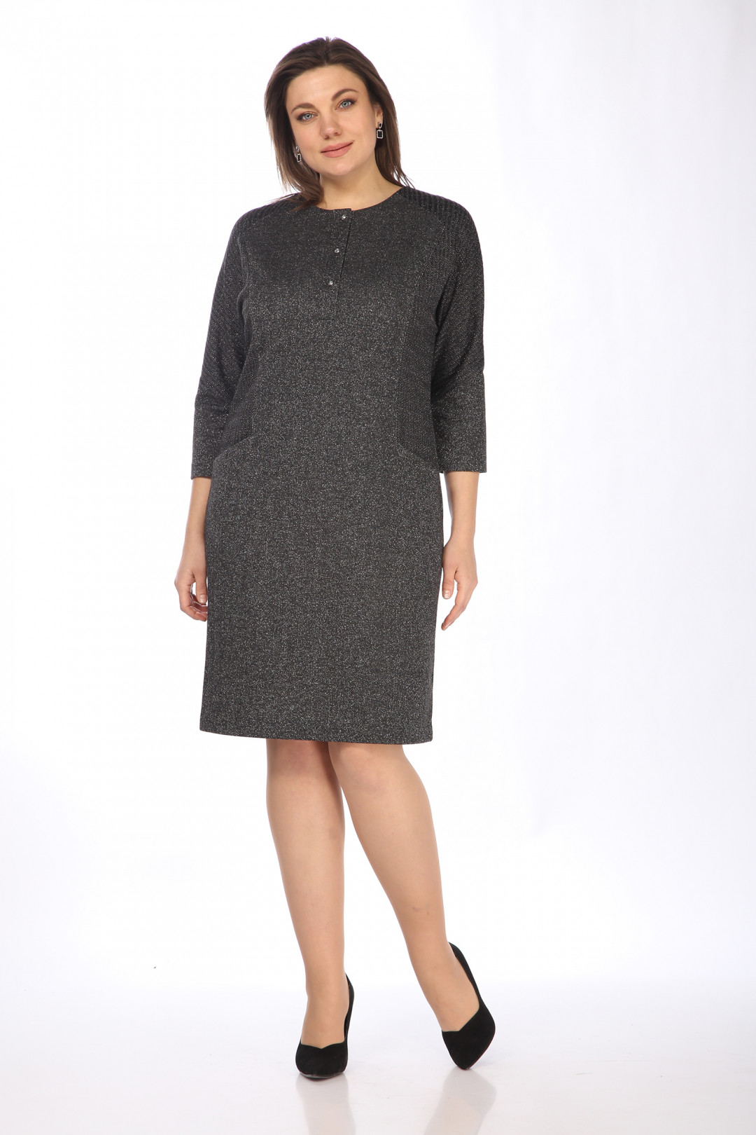 Платье LadyStyleClassic 1492 Серый
