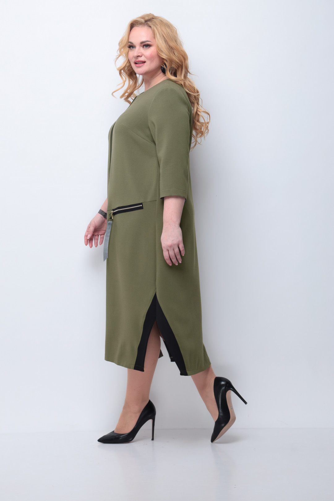 Платье Мишель Шик 2073 зелёный - фото 3