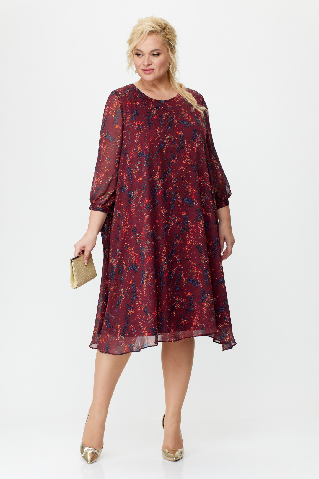 Платье Мишель Шик 2127 бордовый - фото 1