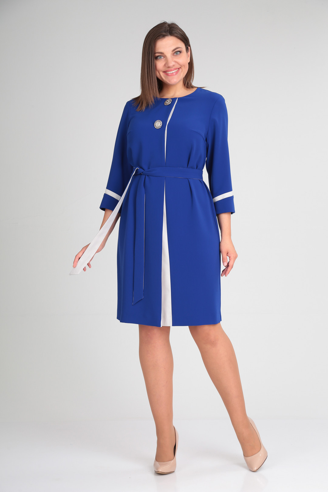 Платье LadyStyleClassic 2508 ультрамариновый - фото 1