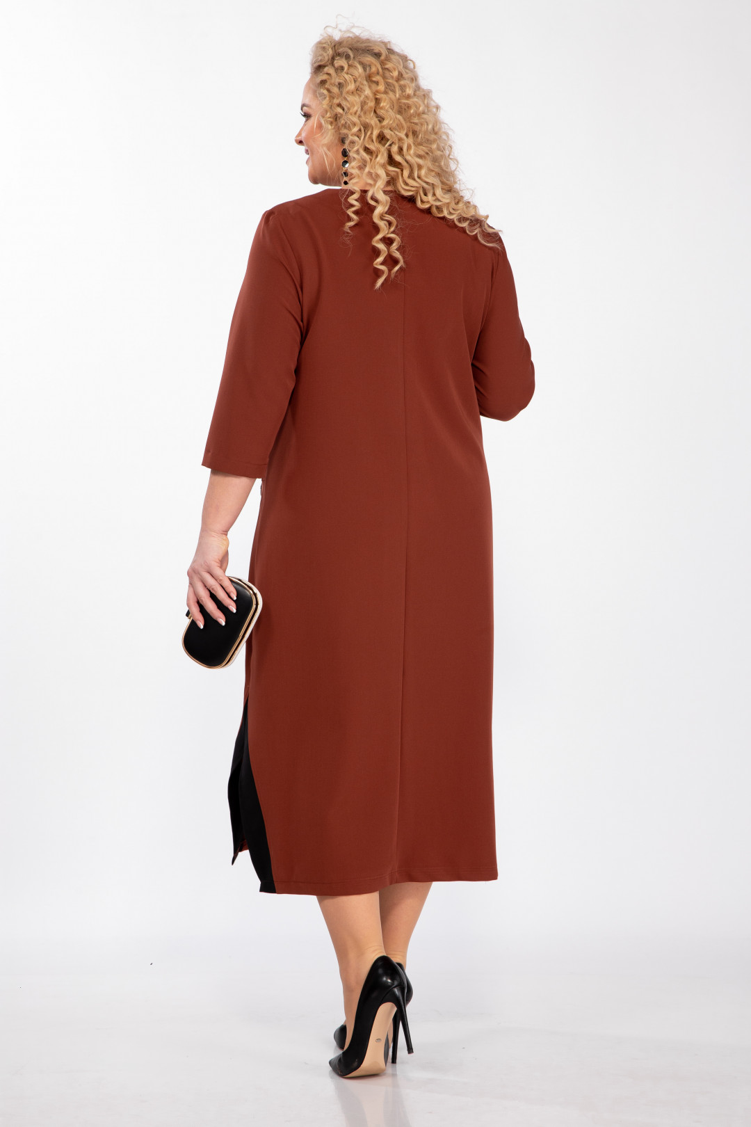 Платье Мишель Шик 2073 кирпичный - фото 2