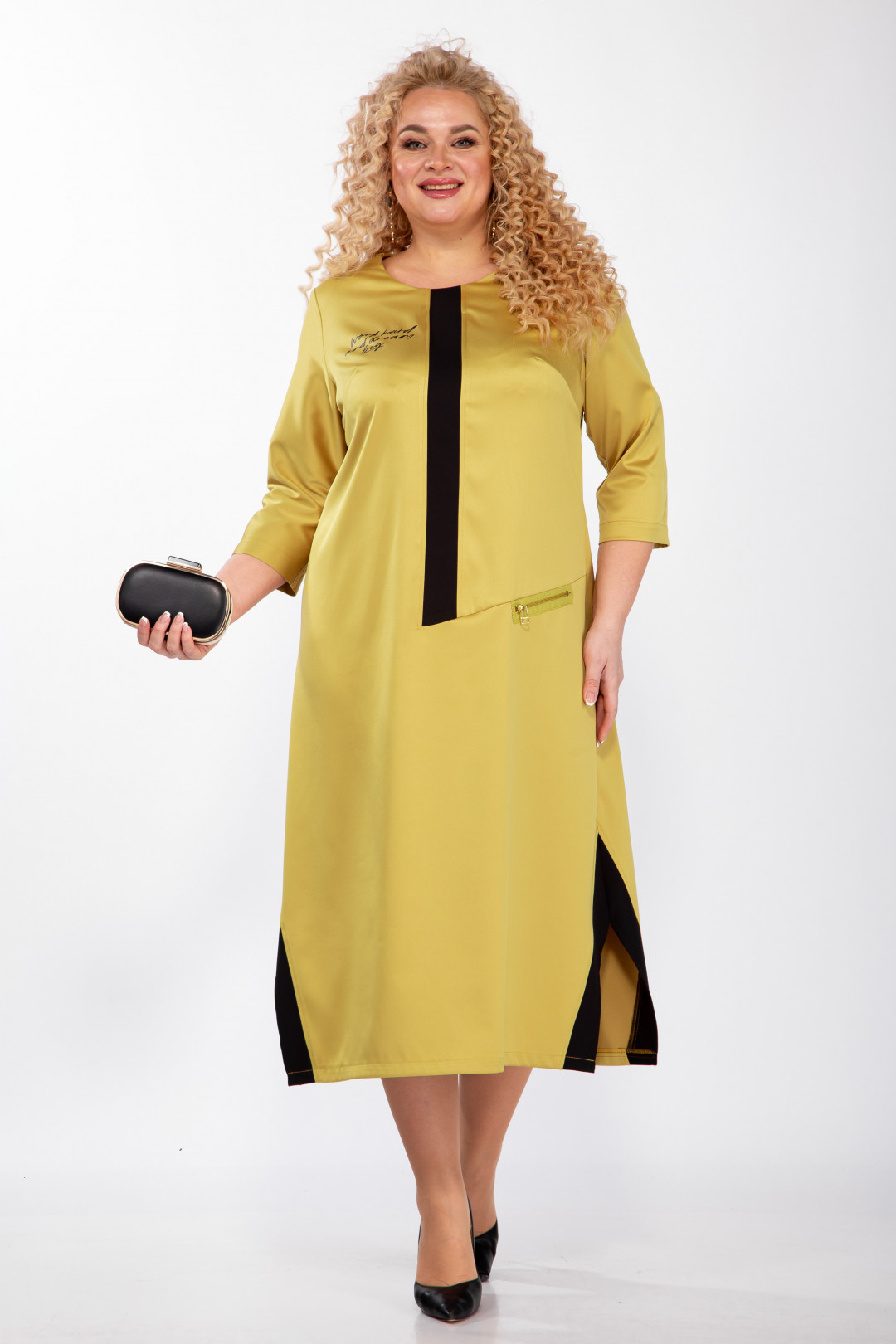 Платье Мишель Шик 2073 горчица - фото 1