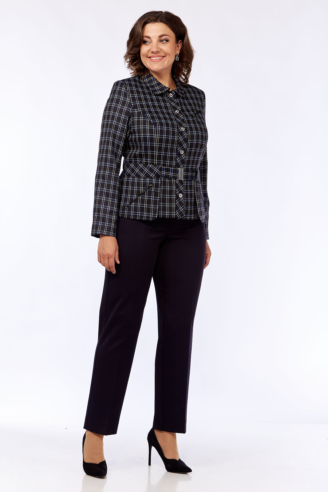 Костюм LadyStyleClassic 564 темный синий