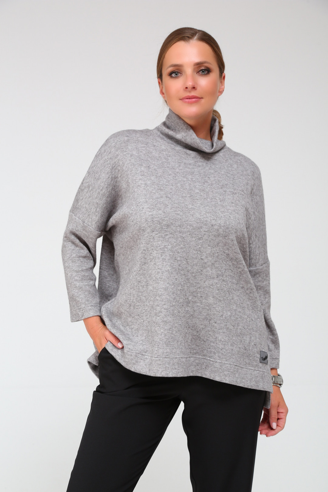 Джемпер BLISS 8051 серый - фото 2