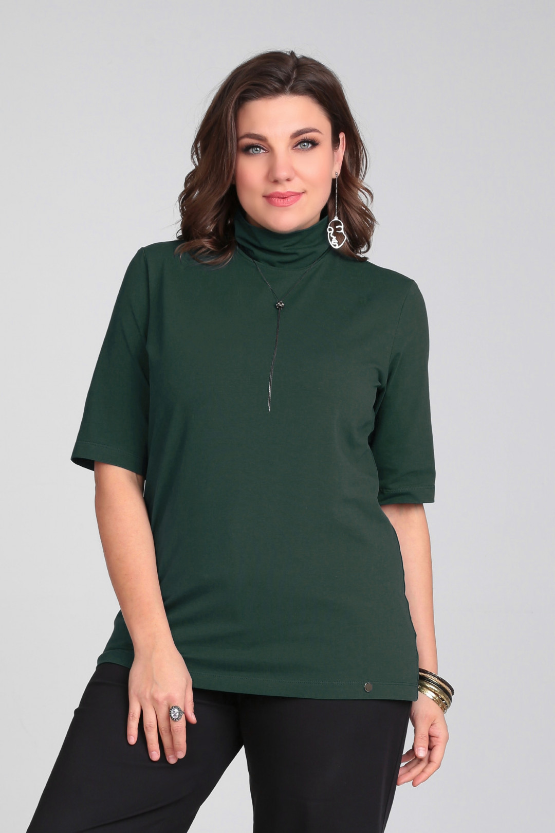 Джемпер MIA BLISS 8062 нефть - фото 2