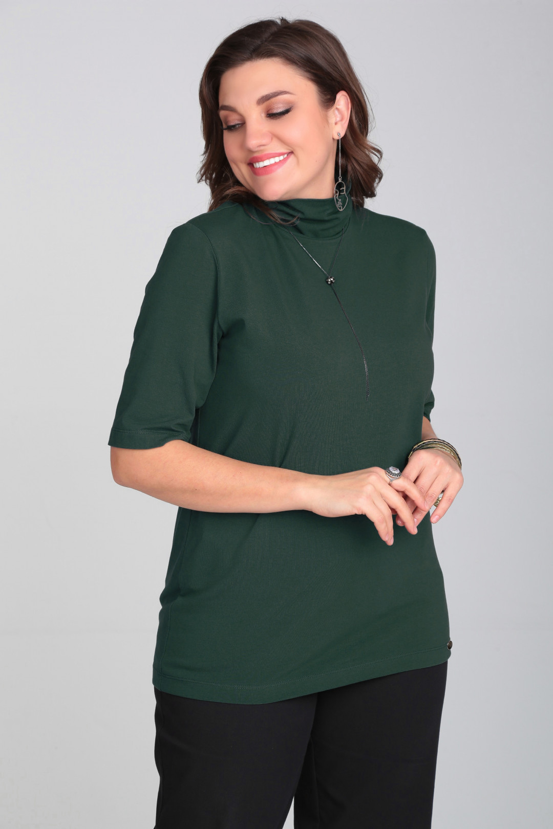 Джемпер MIA BLISS 8062 нефть - фото 4