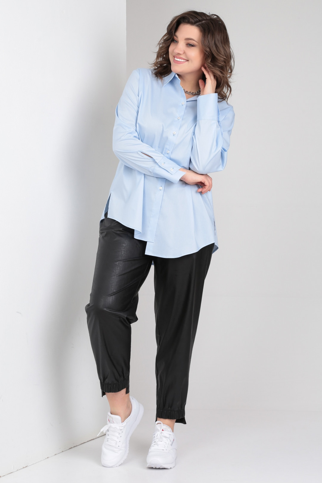 Блузка BLISS 8310 голубой - фото 4