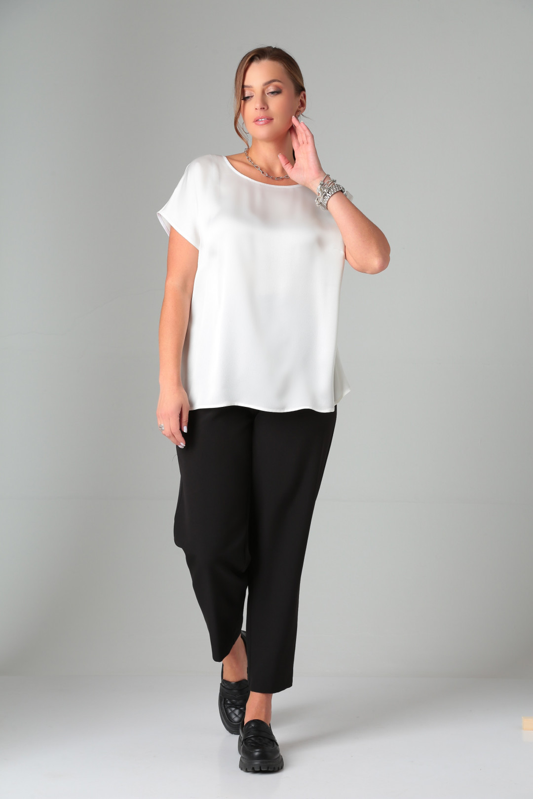 Блузка CAMILE BLISS 8700 молоко - фото 1