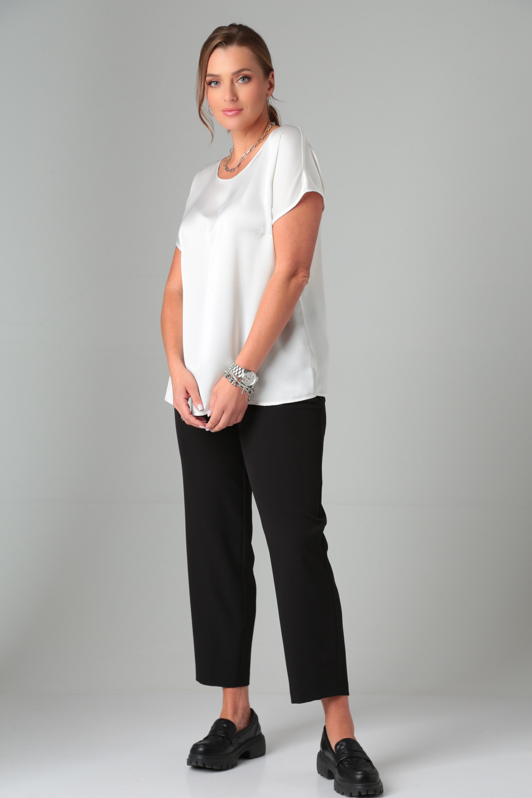 Блузка CAMILE BLISS 8700 молоко - фото 2