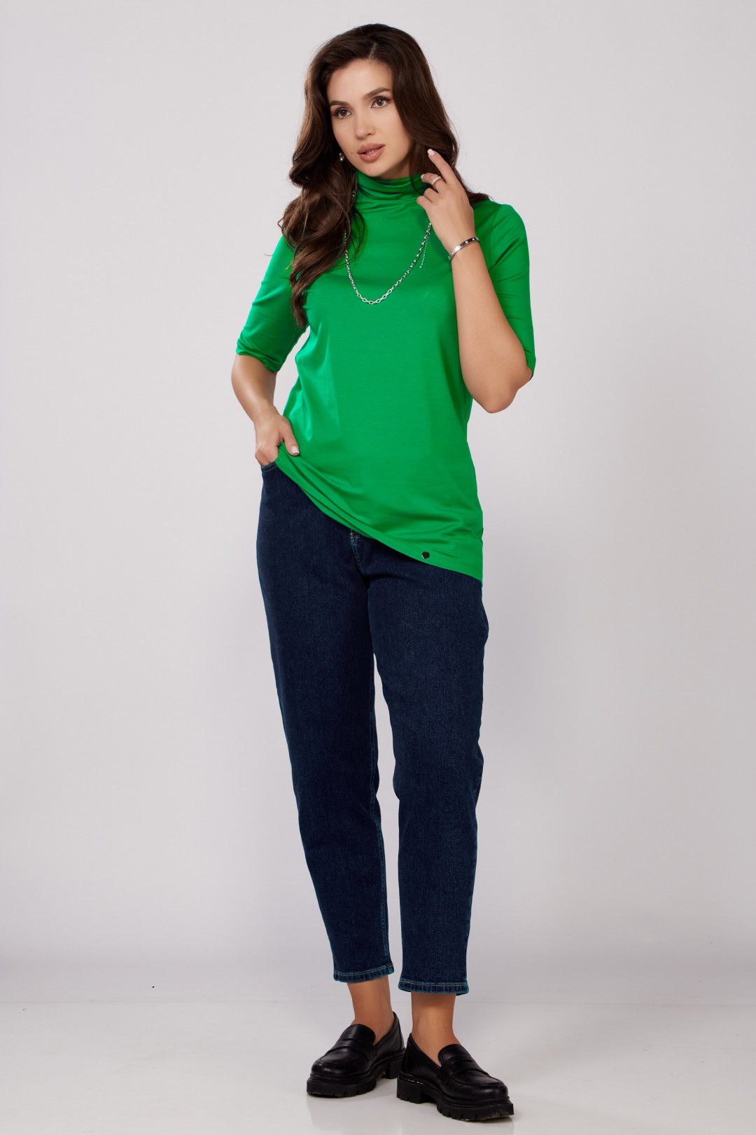 Джемпер MIA BLISS 8062 лесной зеленый - фото 1