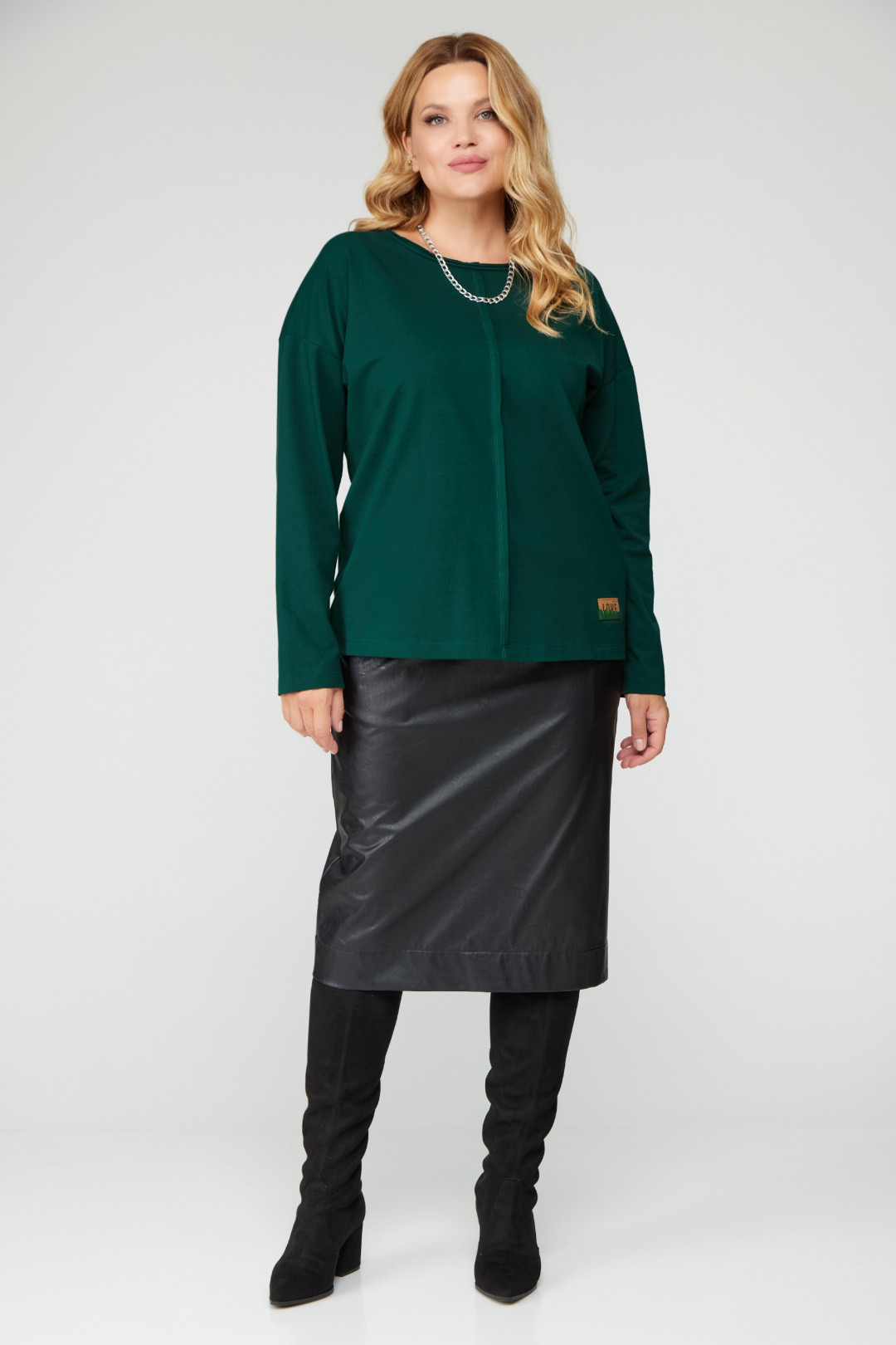 Джемпер AXEL BLISS 8069 нефть - фото 3