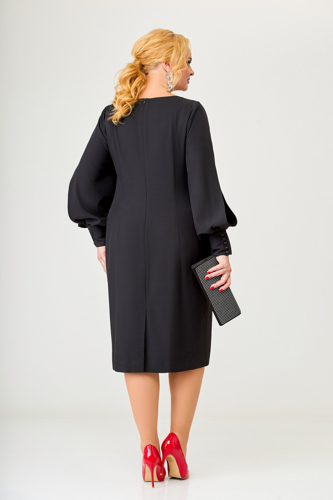 Платье Swallow 627 черный - фото 2