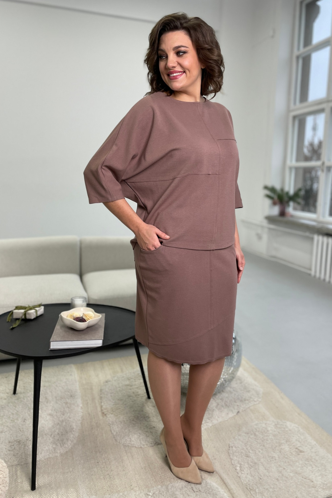 Костюм Rumoda 2093 коричневый - фото 4