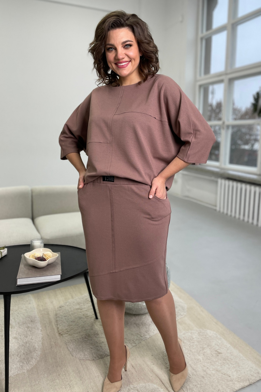 Костюм Rumoda 2093 коричневый - фото 3