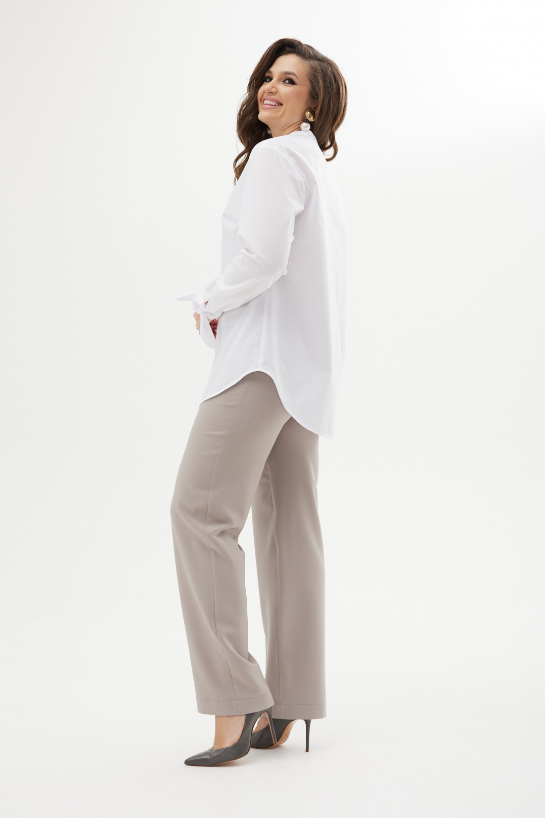 Блузка MALI 623-044 белый - фото 3