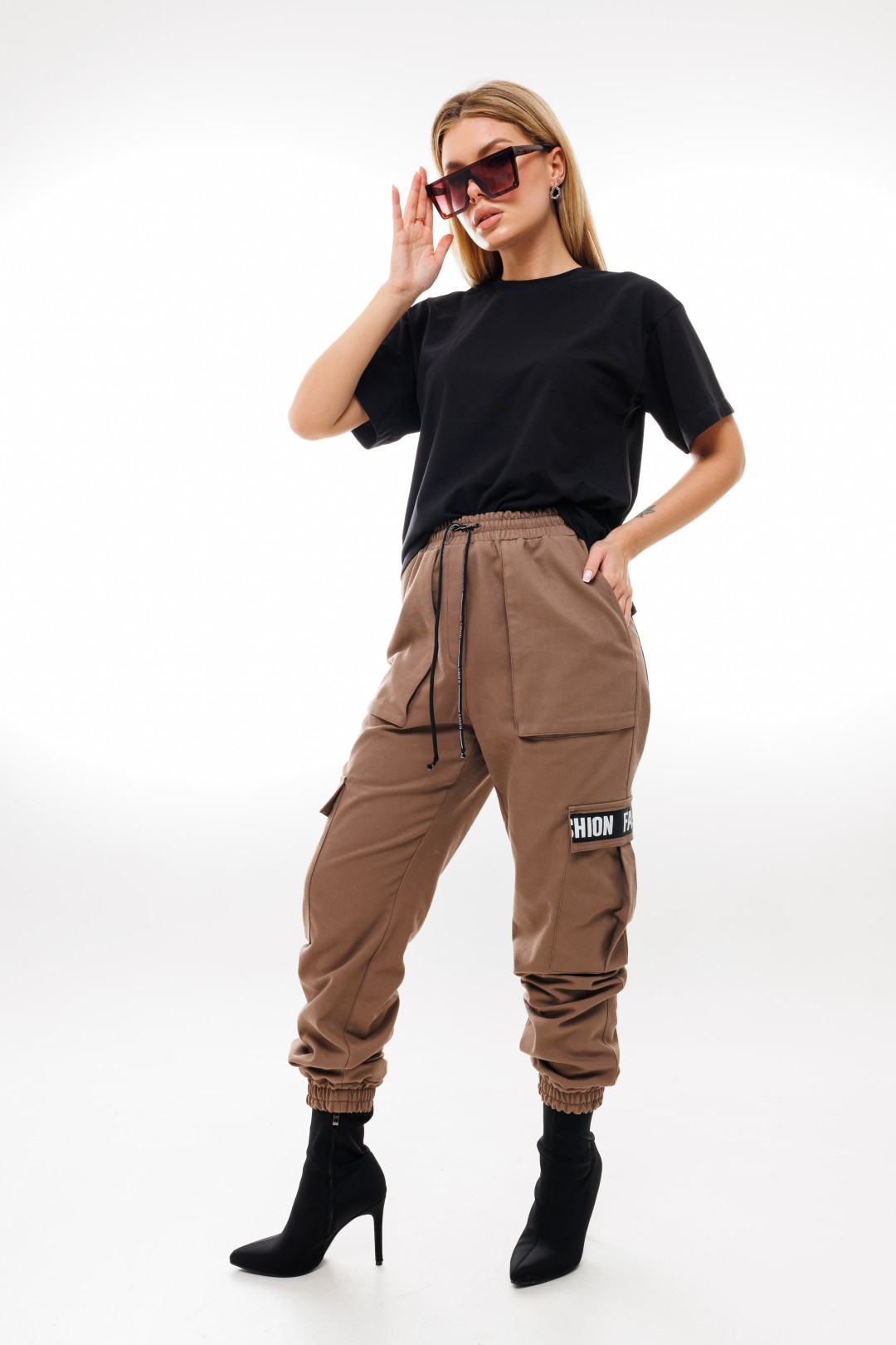 Брюки Ambera style 1067 кофе