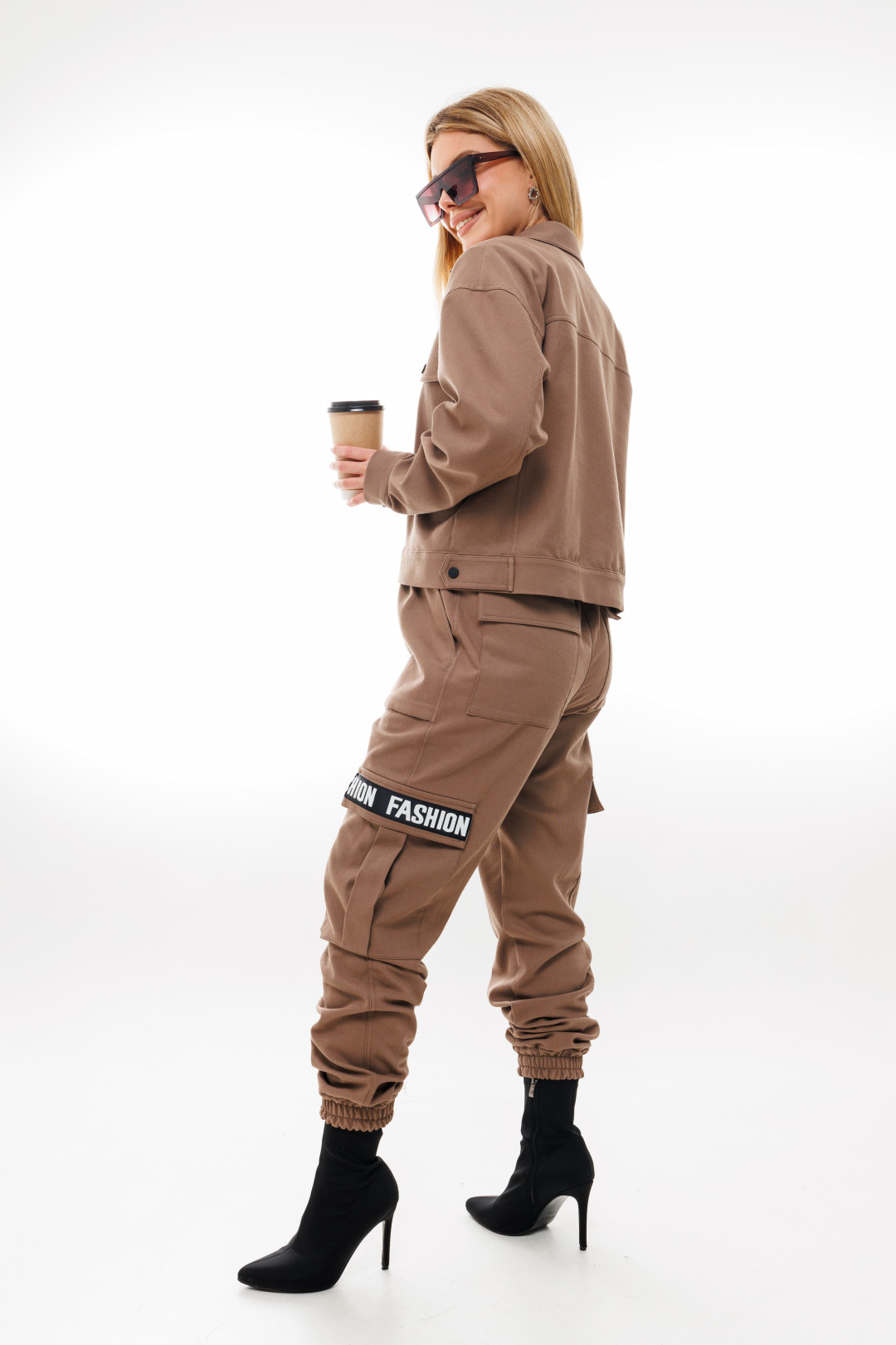 Брюки Ambera style 1067 кофе - фото 6