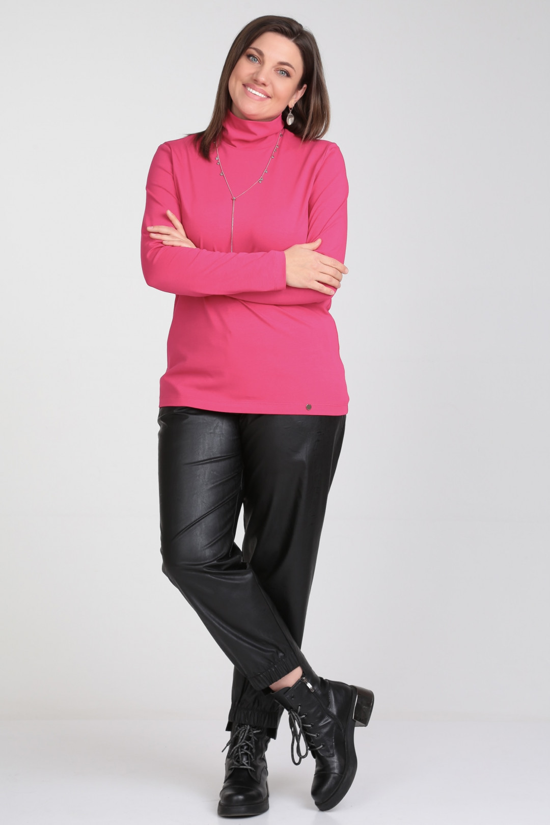 Джемпер ELLE BLISS 8044 фуксия - фото 3