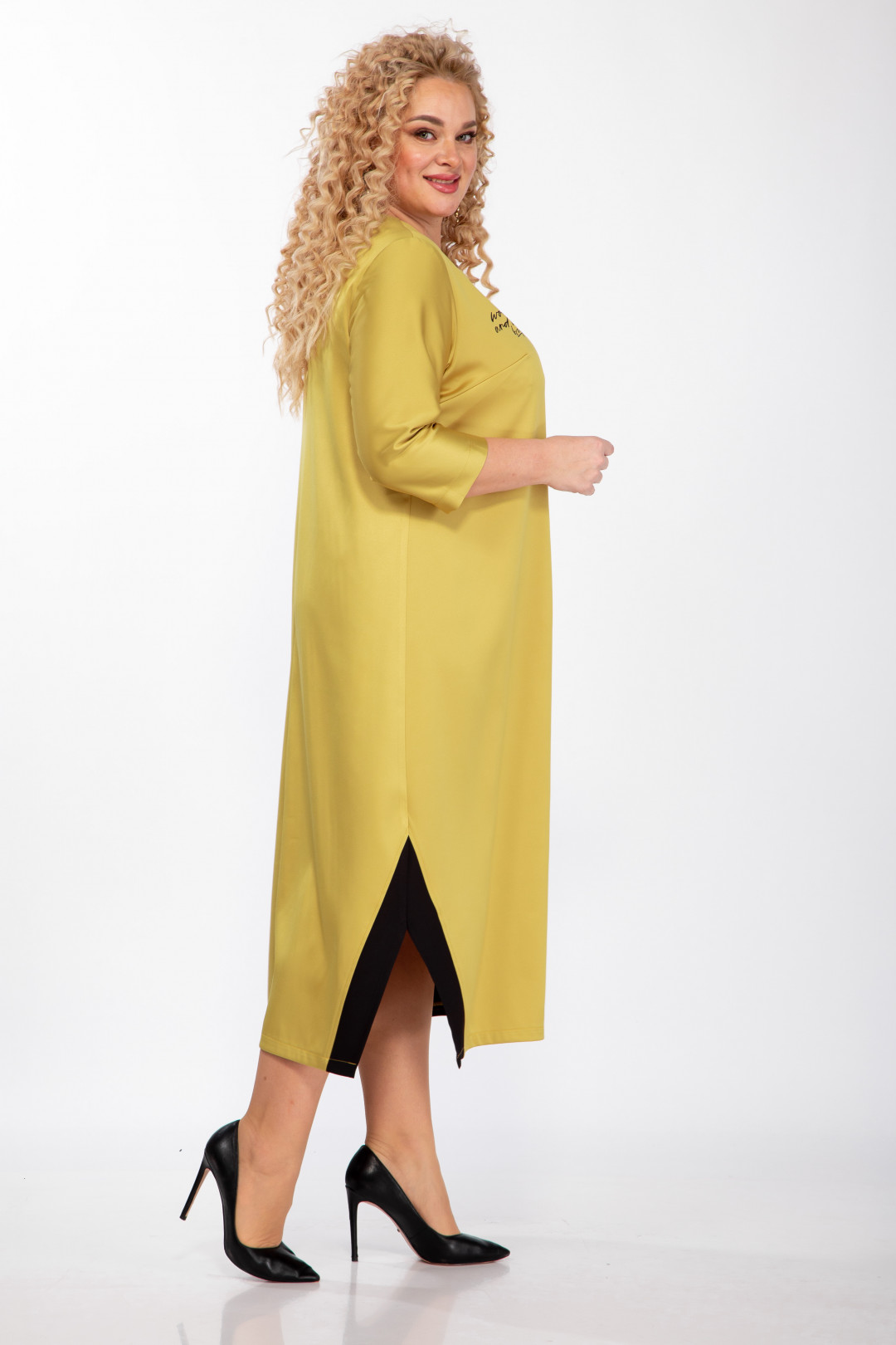 Платье Мишель Шик 2073 горчица - фото 3