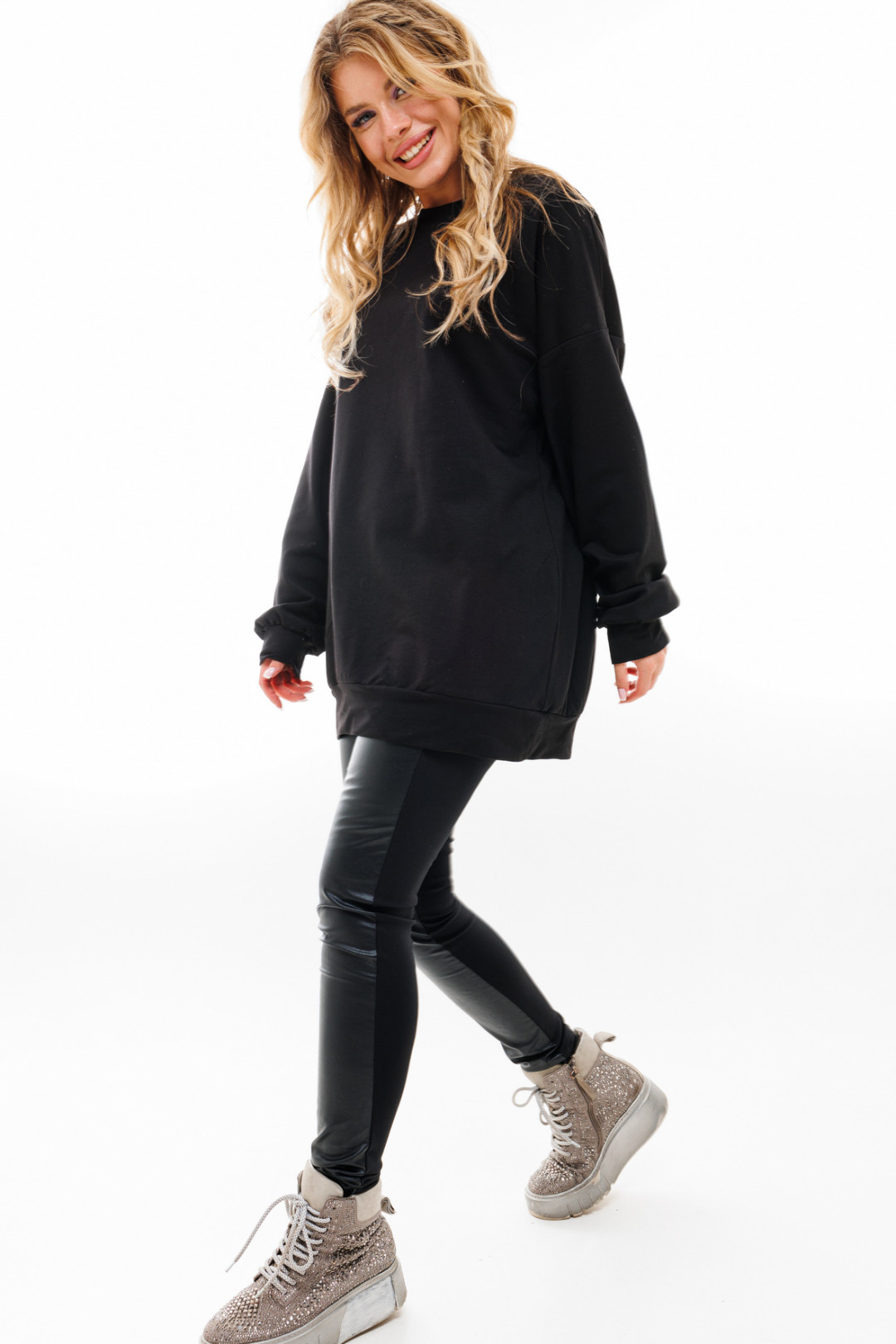 Худи Amori 6417 черный - фото 3