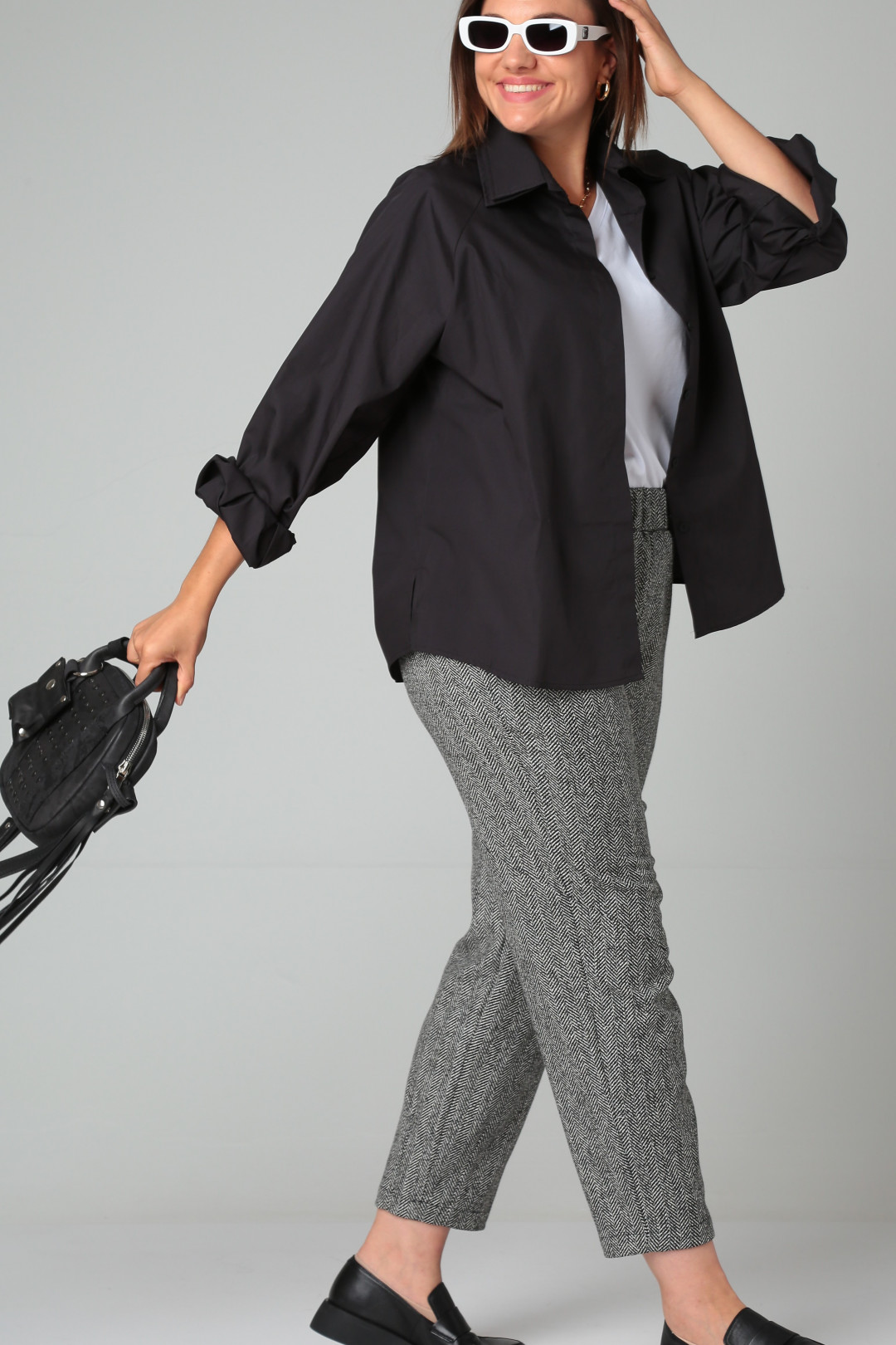 Рубашка GRATTO 4246 черный - фото 3