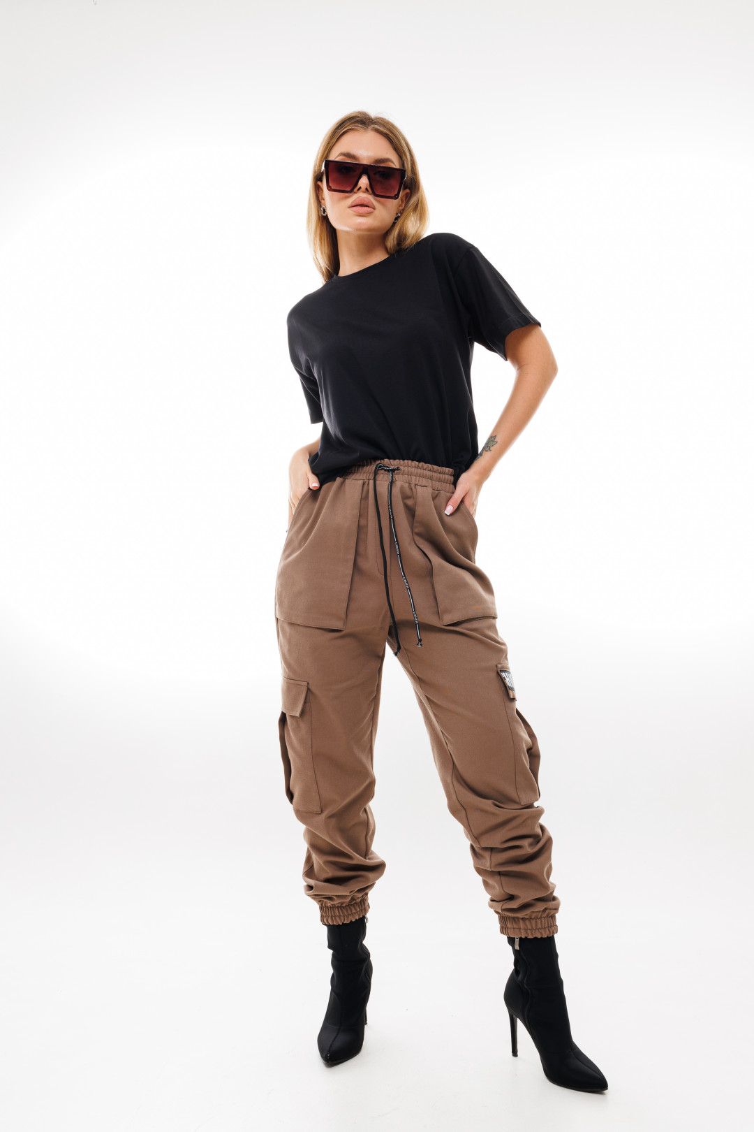 Брюки Ambera style 1067 кофе