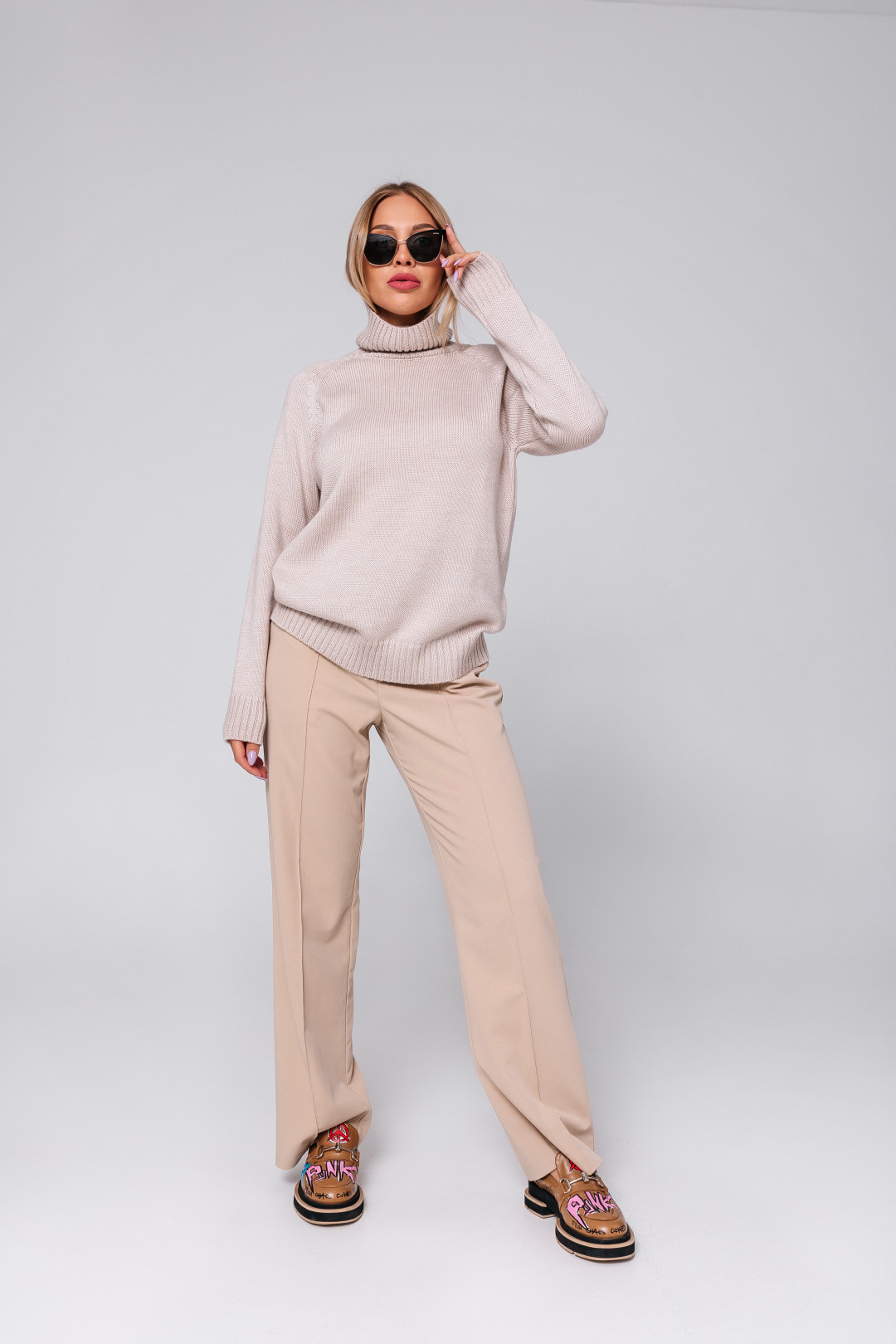 Свитер Romgil РВ0010-ШЕ1 светлый опаловый