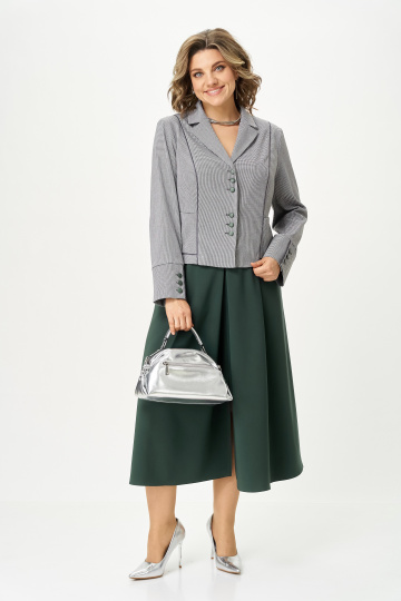 Костюм AiraStyle 24133 серо-зеленый