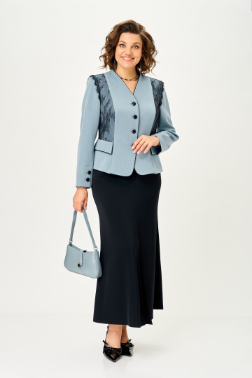 Костюм AiraStyle 24147 серо-голубой