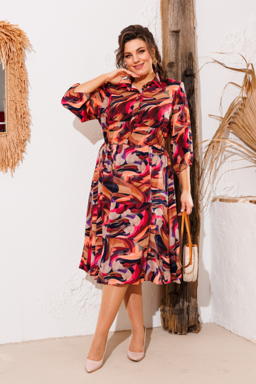 Платье Romanovich Style 1-2638 бордовый