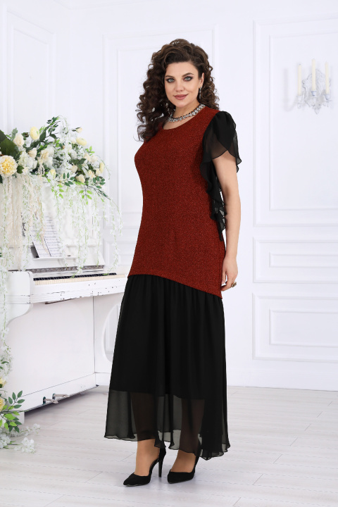 Платье Ninele 7529 красный