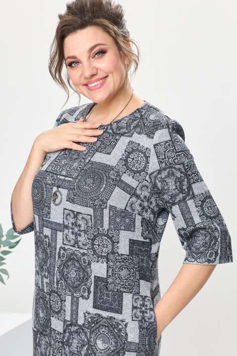 Платье Romanovich Style 1-2639 серый