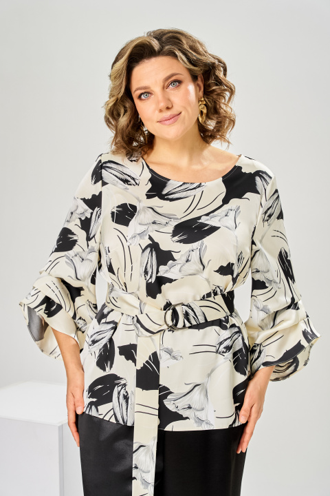 Костюм Romanovich Style 2-3010 белый + цветы