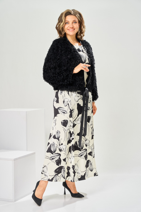 Костюм Romanovich Style 3-2997 белый цветы