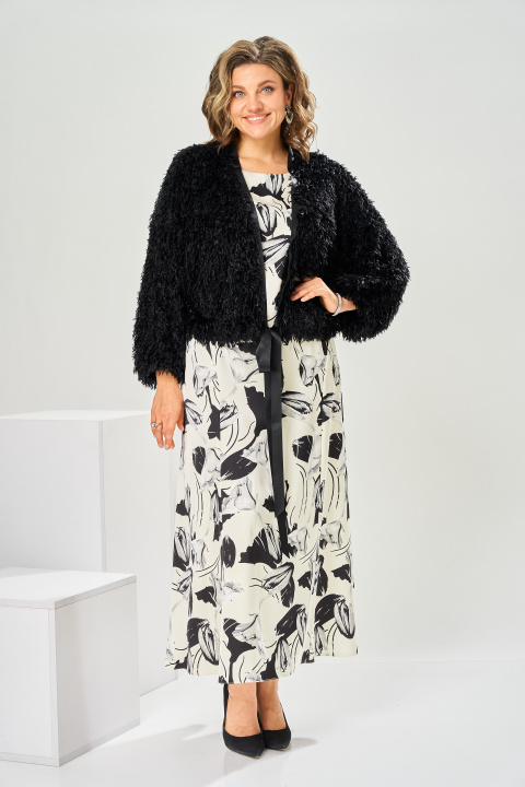 Костюм Romanovich Style 3-2997 белый цветы