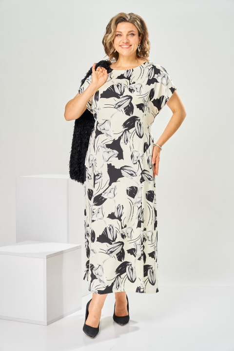 Костюм Romanovich Style 3-2997 белый цветы