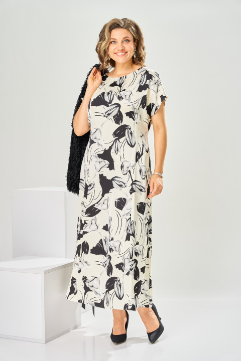 Костюм Romanovich Style 3-2997 белый цветы