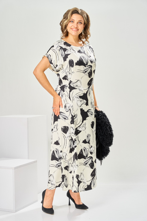 Костюм Romanovich Style 3-2997 белый цветы