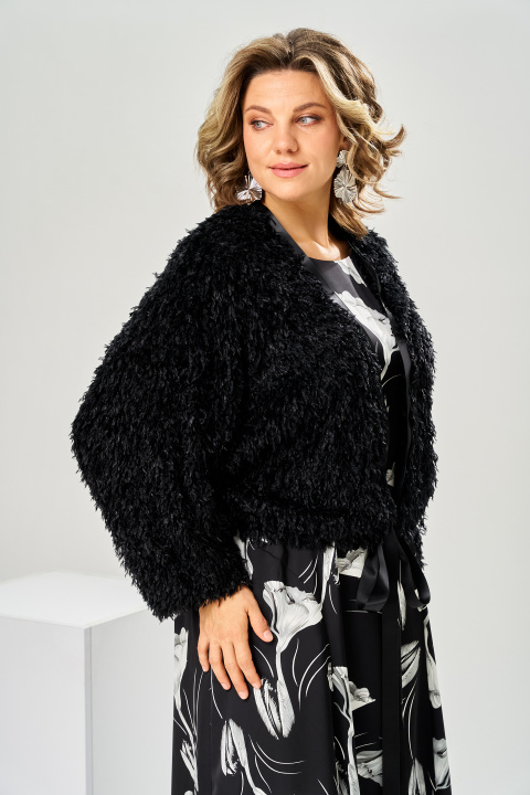 Костюм Romanovich Style 3-2997 чёрный цветы