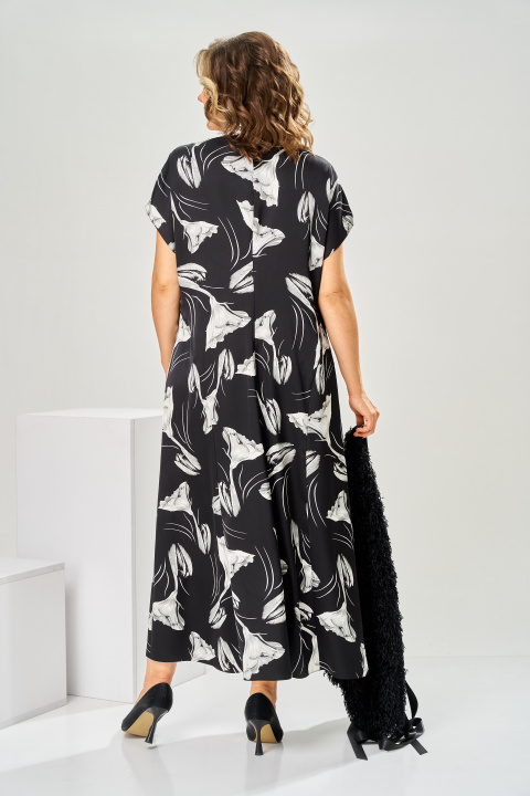Костюм Romanovich Style 3-2997 чёрный цветы